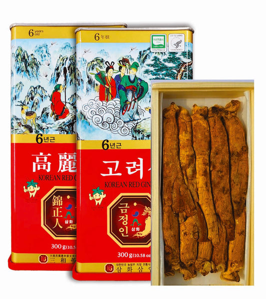 Korean Red Ginseng Roots Can (300g/can)