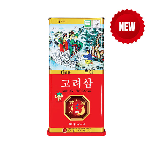 Korean Red Ginseng Roots Can (300g/can)