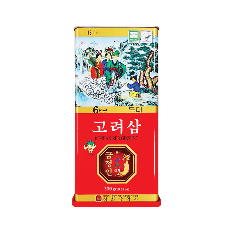 Korean Red Ginseng Roots Can (300g/can)